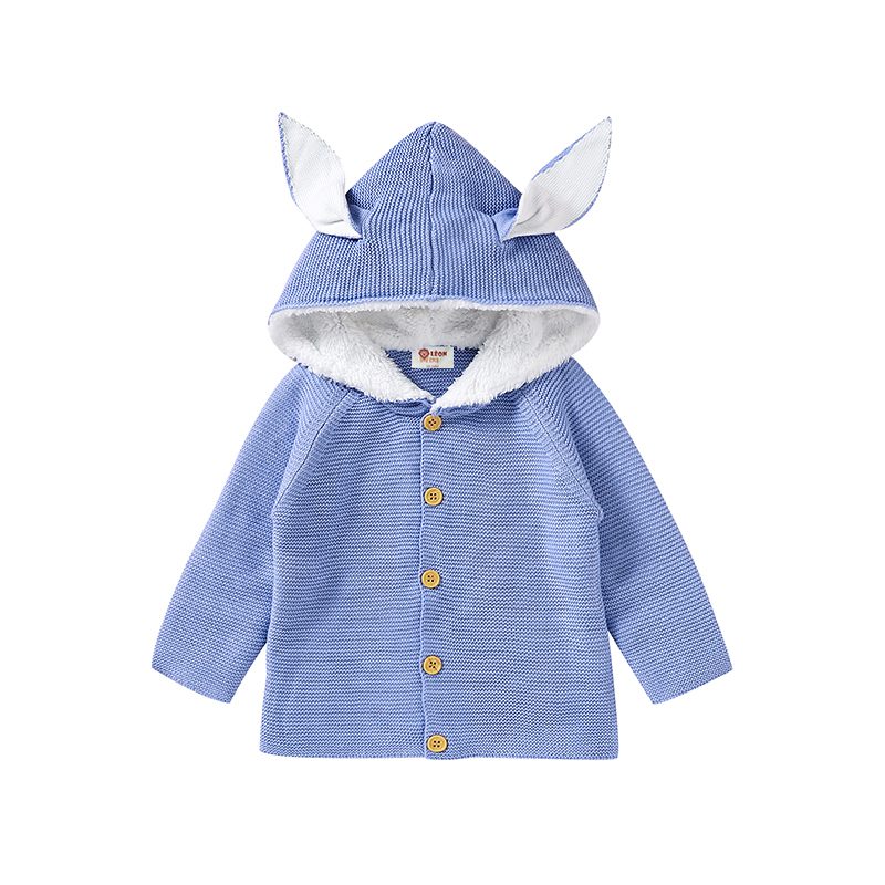 Baby jacket with bunny ears - Mini Leon